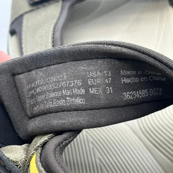 Ozark Trail Hiking Sandals Mens 13 Slip On Adjustable Strappy MNOT22GN003 - Picture 8 of 9